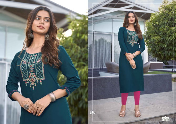  Lily 24 By Kalaroop Designer Kurtis Catalog